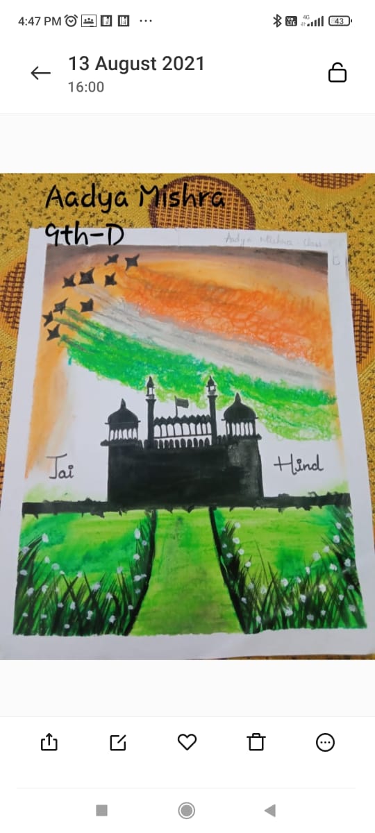 Independence Day Drawing Easy/Azadi Ka Amrut Mahotsav Drawing/Swatantryacha  Amrit / Har Ghar Tiranga | Independence day drawing, Cool drawings, Drawings